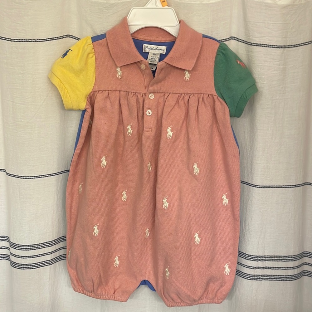 Ralph Lauren Patchwork Romper